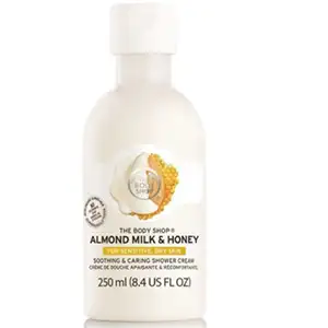 THE BODY SHOP ALMOND MILK & HONEY SOOTHING & CARING SHOWER CREAM